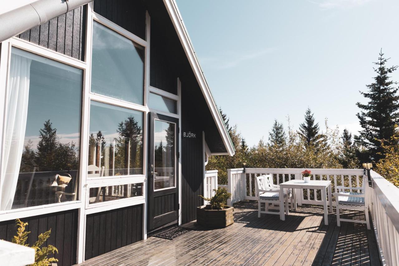 Bjoerk - A Cozy Hilltop Cottage - Great Location! Blaskogabyggd Extérieur photo